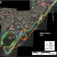 Historic Shoreline Position Index Map For A Breezy Point