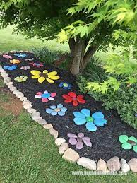 If you plan to place your painted rocks outdoors, the most important thing is to ensure the paint won't wash away in the rain and other elements. 100 Best Painted Rocks Photos Tips Tricks Garden Crafts Garden Stones Garden Projects