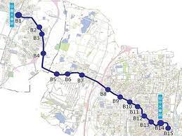 台中メトロ mrt ブルーラインの路線図 台中市政府交通局提供 台湾 交通 中華民国