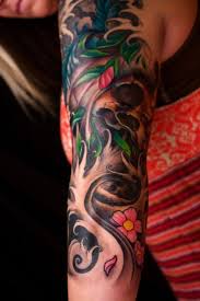 Sleeve tattoo designs for women can also involve a lot of artwork， like flowers, quotes, angels, dreamcatchers, lace, dandelion and watercolor ink. Female Japanese Tattoo Ideas Novocom Top