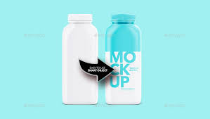 Talcum Plastic Bottle Matte Mockup Bottle Mockup Talcum Bottle