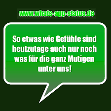 Gefuhle Whatsapp Status Spruche
