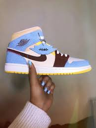 Fearless Maison Chateau Rouge Jordan 1 In 2020 Yellow Sneakers Girls Sneakers Sneakers