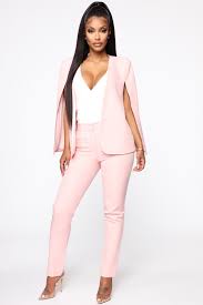 Black And Pink Suit Women Too Fly For The Office Suit Set Pink Outfits Pink Suits Women Work Outfit