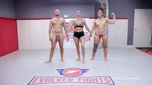 Married Couple Wrestles Nude on the Mat To Settle A Score - XNXX.COM