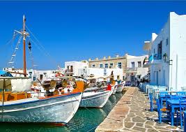 Port De Naoussa Sur L Ile De Paros Paros Greece Paros Island Greek Islands
