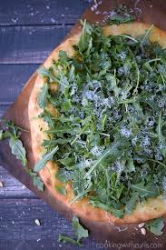 Greens Pizza Cookingwithcurls Com Green Pizza Italian Pizza Italian Recipes Authentic