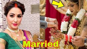 Acting happened to her by chance as after completing her studies she had applied. Tv Actress Hina Khan Got Married To Love Of Her Life Latest News Youtube