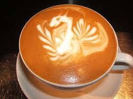 Latte Art Dragon Latte Art Latte Coffee Art