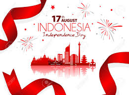 Without the heart of the original, independence day: 17 August Indonesia Happy Independence Day Greeting Card Waving Indonesian Ribbon Flags Isolated On White Background Patriotic Symbolic Background Vector Illustration Royalty Free Cliparts Vectors And Stock Illustration Image 105687896