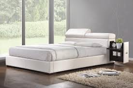 Acme Furniture Manjot Contemporary California King Bed W Built In Nightstand A1 Furniture Mattress Platform Beds Low Profile Beds Flournoy bookcase headboard make your.