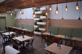 Feature Wall At Hillier Garden Center Restaurant Wall Design Feature Wall Interior