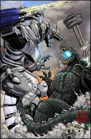 Godzilla Vs Mecha Godzilla Matt Frank Godzilla Wallpaper Godzilla Comics Godzilla