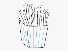 How To Draw French Fries Line Art Free Transparent Clipart Clipartkey how to draw french fries line art