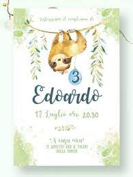 Invito Digitale Compleanno Bradipo Primo Compleanno Invito Etsy Compleanno Inviti Di Compleanno Primo Compleanno