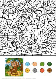 Fresh free wild animal coloring pages gallery. Pin On Color By Number For Adults And Children