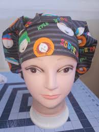 90s Adult Cartoon Surgical Scrub Bouffant Hat