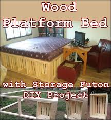 Even if you're young and in good shape the former can get tiring if you have to do it repeatedly to load and unload cargo, and the latter choice takes up room in the bed and won't. Wood Platform Bed With Storage Futon Diy Project The Homestead Survival