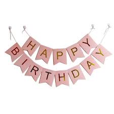 Choose from a wide range of designs or create your own from scratch! Pink Gold Birthday Decorations Pink Birthday Banner Pink Girls Birt Happy Party Supply