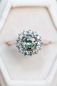 39 Halo Engagement Rings To Get More Bling Wedding Forward Halo Style Engagement Rings Floral Engagement Ring Gold Wedding Bands Women