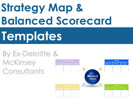 Balanced scorecard implementation, how to do it? Strategy Map Template Balanced Scorecard Template By Ex Mckinsey