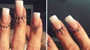 See more ideas about hair makeup, nail tattoo, makeup nails. Cuticle Tattoos Beauty Nail Art Trend Sparked By Rihanna