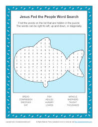 Five loaves and two fishes. Jesus Fed 5 000 Archives Page 2 Of 2 Children S Bible Activities Sunday School Activities For Kids