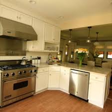 White Remodel With Built In Fridge In 2020 Discount Kitchen Cabinets Discount Kitchens Best Kitchen Cabinets