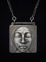 Etienne David Girl's Face Pendant*