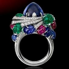 Cartier Tutti Frutti Ring Cartier In 2020 Rings Cool Stone Jewelry Jewelry Rings