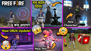 New update free fire new character new pet new emotes free fire battleground. Free Fire New Update Date Free Fire Ob26 Update Free Fire New Events 2021 Garena Free Fire Youtube