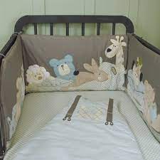 Tour De Lit Taupe Motif Animaux Hercule Little Crevette Trapunta Bambino Corredino Per Bambini Camerette