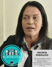 La Doctora Ingrid Hidalgo, recibe el galardón en su condición de  poderosísima abogada destacada en el año 2020, reconocida por sus exitosas  defensas penales, aguerrida en el foro y técnica indiscutible.  @IngridH67079442