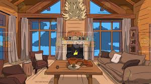 Find & download free graphic resources for living room cartoon. Cartoon Wood Cabin Living Room Background Clipart Images