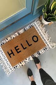 Our 'hello' outdoor doormat is the perfect way to welcome people into your home sweet home. 10 Eco Friendly Doormats For A Nice Welcome Home Sustainably Chic
