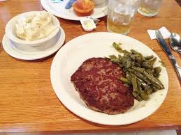 Cracker barrel hamburger steak recipe. Chopped Steak Green Beans And Mashed Potatoes Picture Of Cracker Barrel Alpharetta Tripadvisor