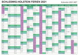 Angezeigt werden alle bundesländer in übersichtlicher darstellung. Ferien Schleswig Holstein 2021 Ferienkalender Ubersicht
