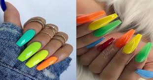 The next photo is a charcoal nail polishes design. 22 Colorful Nail Art Designs That Scream Summer Media Endeavor