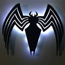 Venom Marvel Lights Superhero Room Wall Lamps Diy