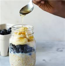 Blueberry Banana Overnight Oats Recipe Quaker Oats Recipe Overnight Oats Recipe Oats Recipes Food