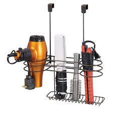 Current price $14.62 $ 14. Mdesign Hair Dryer Holder Stand Hair Dryer Storage Unit With Multiple Storage Slots Over Door Hanging Basket And Stand 34 3 Cm X 13 5 Cm X 28 6 Cm Bronze
