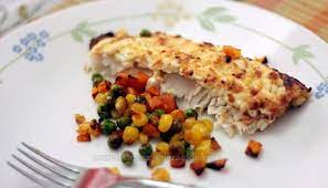Baked Fish Recipes Food Network Filipino Recipes Salmon With Mayonnaise Baked Fish Fish Recipes Baked Fish Fillet