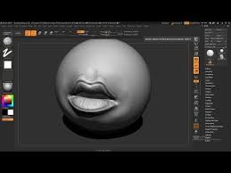 Mouth Sculpt Zbrush 4r8 Zbrush Tutorial Zbrush Beginner Youtube Zbrush Zbrush Tutorial Digital Sculpting