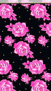 Support us by sharing the content, upvoting wallpapers on the page or sending your own background. Hot Pink Black Wallpaper Iphone Cutewalls Rose Flower Iphone Wallpaper Hot Pink Wallpaper Phone Wallpaper Pink