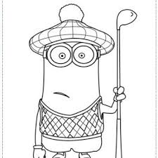 Tim Giggling Golf Coloring Pages Minion Coloring Pages Minions Coloring Pages Coloring Pages