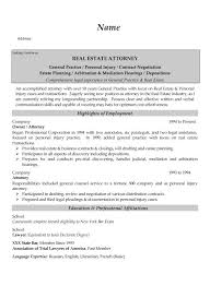 The easy, 100% satisfaction guarantee attorney resume's professional resume writers aren't satisfied unless their clients are. Real Estate Attorney Resume Example