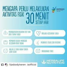 Repost Tipsbodykeren Repost Herbalifeindonesiaofficial Aktivitas Fisik Itu Penting Walaupun Herbalife Penurunan Berat Badan Tips Kebugaran