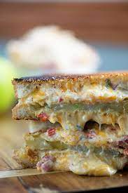 Fried Green Tomato And Pimento Cheese Sandwich Recipe Gourmet Grilled Cheese Grilled Cheese Recipes Grilled Cheese Recipes Easy