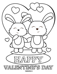 This valentine's day bunny coloring page features a cute rabbit with a chocolate heart. Valentineday Coloring 2 Bunny Coloring Pages Valentines Day Coloring Page Valentine Coloring Pages