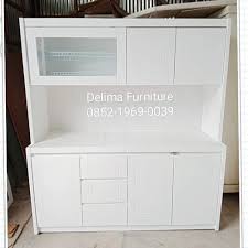 Selain itu, harga lemari dapur gantung juga umumnya sangat terjangkau dan mudah diaplikasikan untuk beragam konsep desain interior ruangan. Jual Lemari Sayur 4 Pintu Rak Piring Rak Sayur Rak Dapur Lemari Dapur Duco Dengan Harga Rp2 399 999 Dari Toko Online D5 Furniture Di 2021 Lemari Dapur Rak Rak Dapur